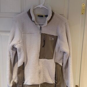 Mountain Hardwear Cream and Tan Performance Jacket